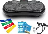 Bluefin Fitness Pedana Vibrante Ultra Slim Plus | Pedana vibrante per l'allenamento di tutto il corpo | Design compatto con bande di resistenza