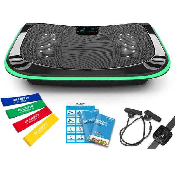 Bluefin Fitness Pedana Vibrante e Oscillante con Motore 4D